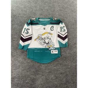 Anahim Mighty Ducks Jersey Men Small White Ryan Getzlaf Reverse Retro NHL